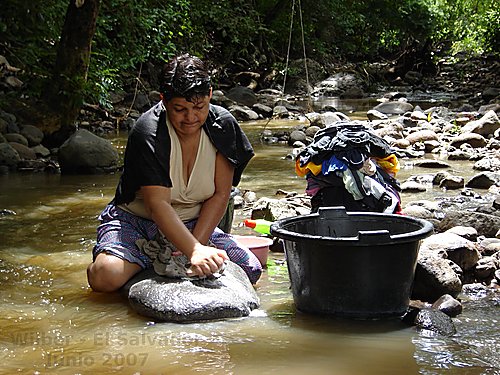 Washing Clothes in the River | El Salvador from the Inside
